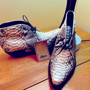 Allens leather booties